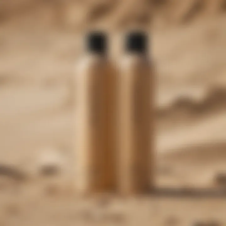 Overview of beach blonde toner bottles