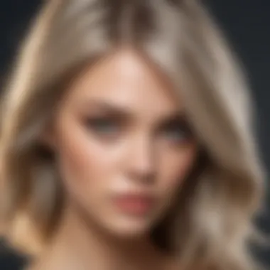 Cool Ashy Blonde Shade Ashy blonde hair with a cool undertone