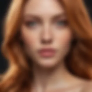 Vibrant Strawberry Blonde Strawberry blonde hair reflecting warmth and vibrancy
