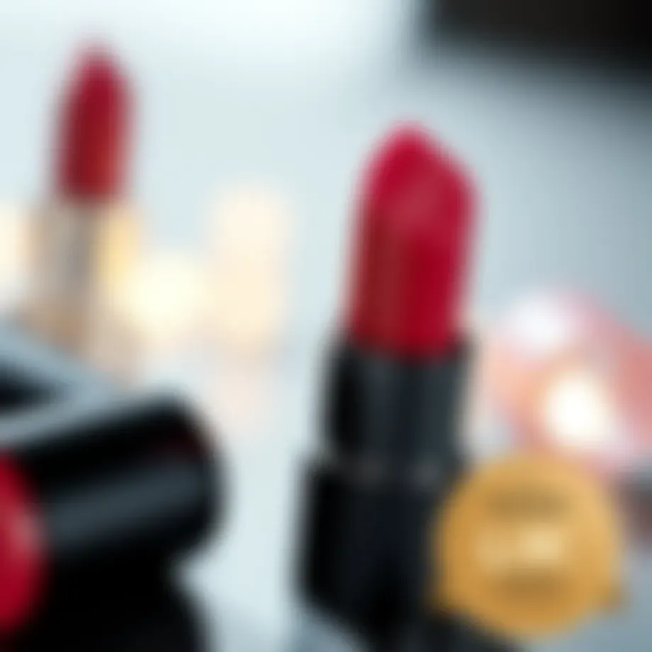 A close-up of Buxom lip balm plumper showcasing its texture and packaging