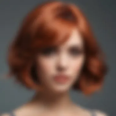 Stylish contemporary hair trends showcased