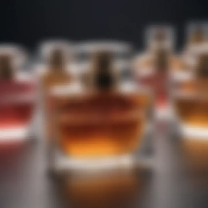 Close-up of fragrance notes highlighting the essence of perfume dupes