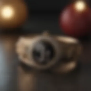Personalized Jewelry with Meaning A customized piece of jewelry showcasing a special date or initials