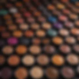 A vibrant array of Danessa Myricks Cream Eyeshadow shades displayed artistically.