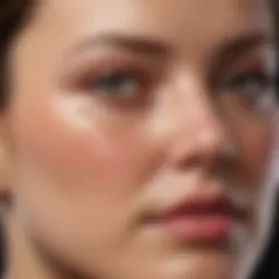 Anatomical diagram illustrating facial structure and areas affected by cheek fat reduction