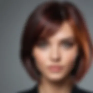 Color theory chart for selecting hair dyes