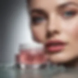 L'Oréal Water Gel Moisturizer in an elegant setting