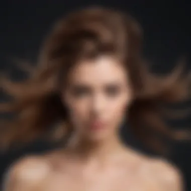 An artistic representation of hair transformations reflecting personal growth.