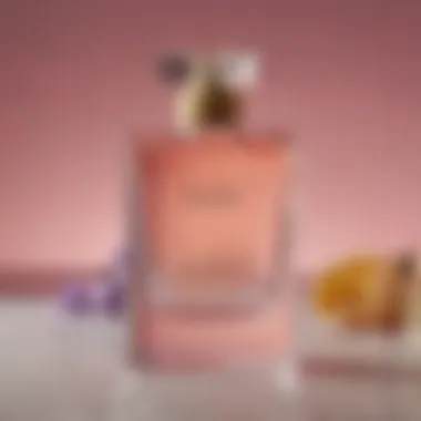 A whimsical scene depicting the experience of layering fragrances for a personalized scent