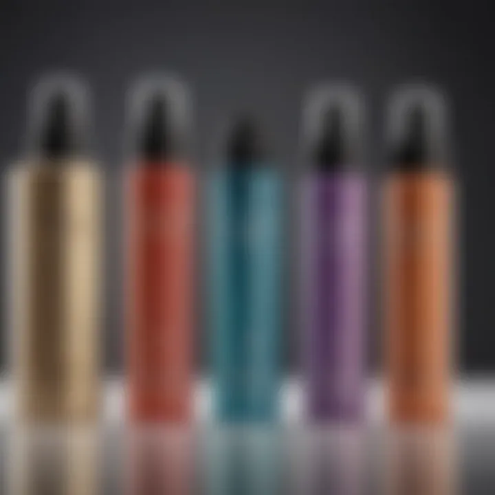Comparative chart showing effectiveness and longevity of different deodorizer sprays