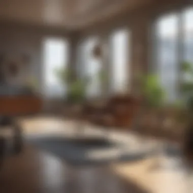 Creating a Pleasant Home Atmosphere A serene living space featuring the use of deodorizer sprays for freshness