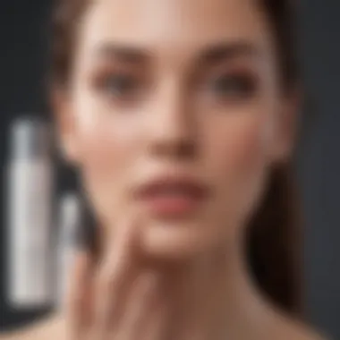 Skincare Solutions for Diverse Skin Types Diverse array of skincare products tailored for different skin types arranged aesthetically