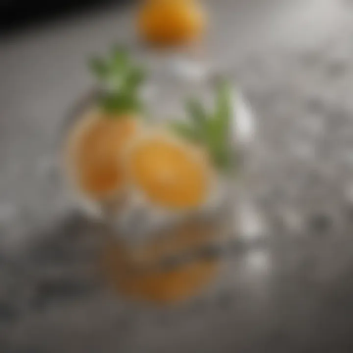 Close-up of key ingredients commonly found in unscented face washes