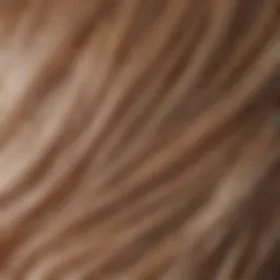 Close-up of stiff hair gel texture showcasing its consistency