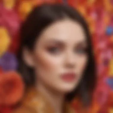 A color palette illustrating the art of color matching in beauty.