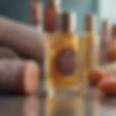 Sustainable Beauty Innovations Close-up of sustainable beauty products with eco-friendly packaging.