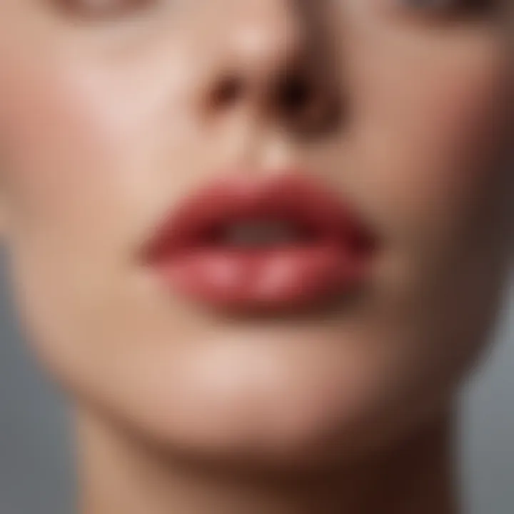 Dior lip product application techniques demonstrated on a model.