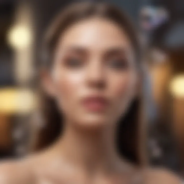Visual representation of market growth trends in bubble skin care