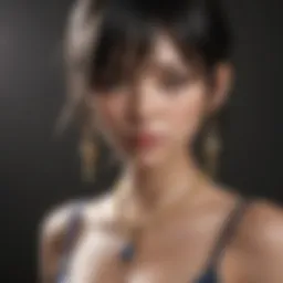 A collection of unique anime-themed body jewelry pieces.