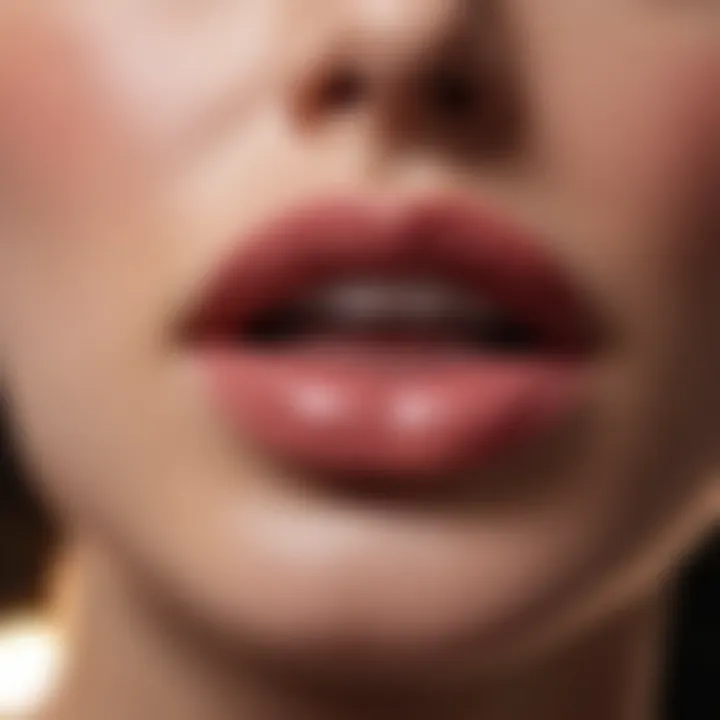 Glistening Lips of Elegance