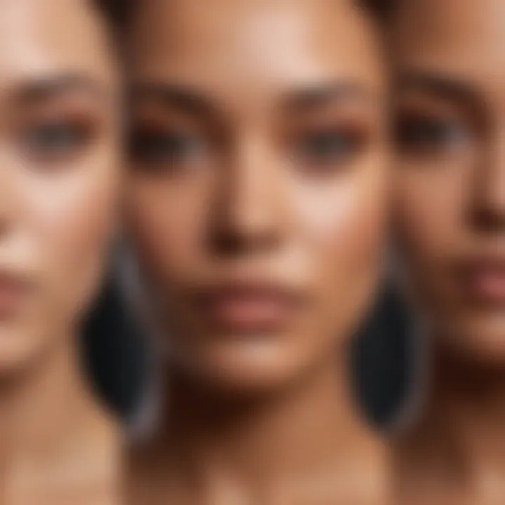 Color profiles for different skin tones