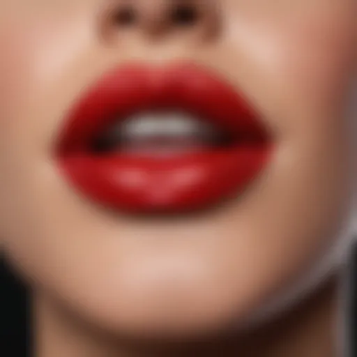 Bold Red Lip Paint Uncensored