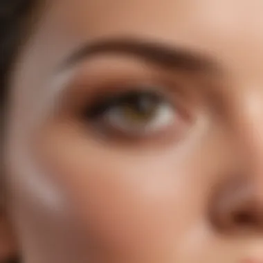 Matching Foundation to Skin Tone An individual matching foundation with skin tone