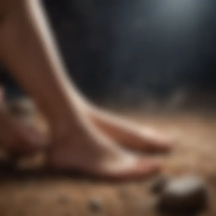 Exfoliation benefits for dry feet