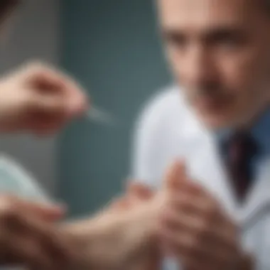 Experienced General Practitioner Advising on Ingrown Toenail Care General Practitioner discussing ingrown toenail treatment options