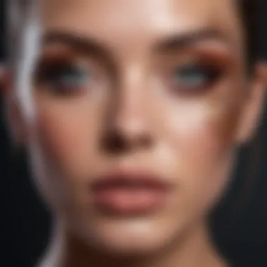 Captivating Makeup Look with Glitter Shadow Glitter Eyeshadow Stunning Makeup Look