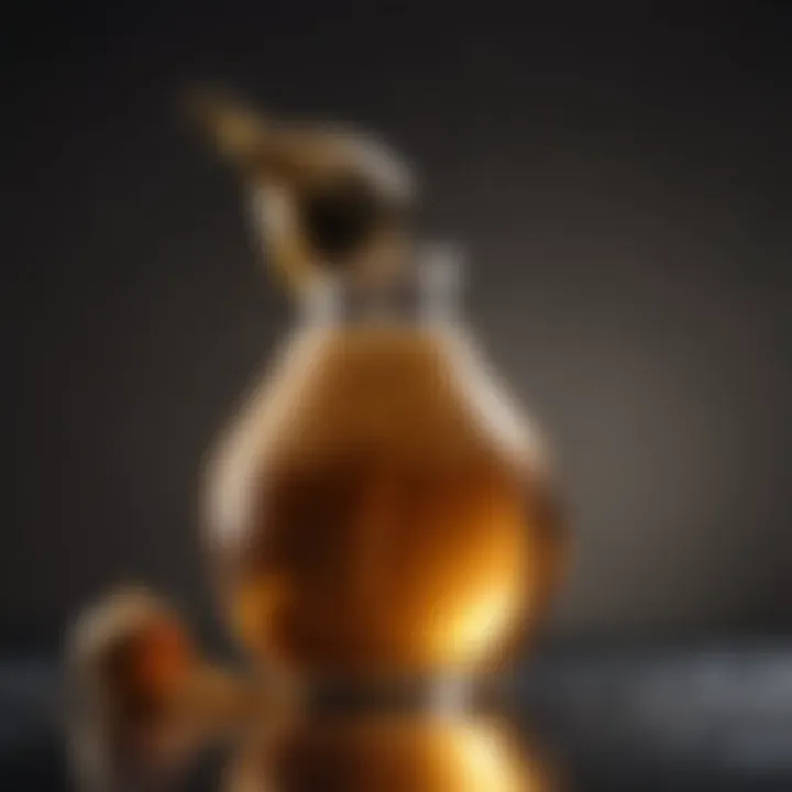 Golden Elixir Bottle with Dropper