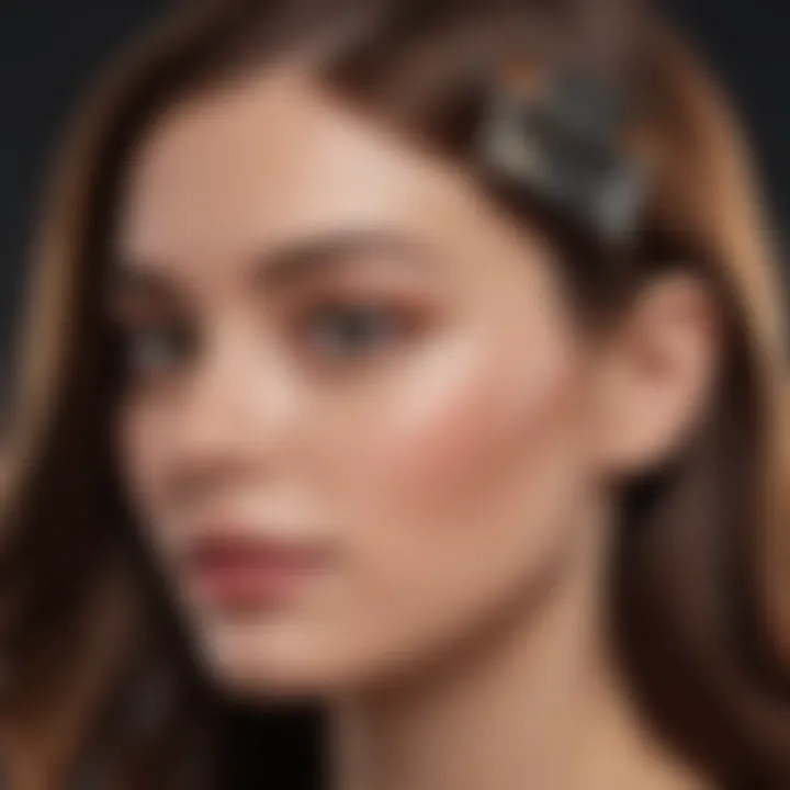 Materials used in Goody No Slip Hair Clips highlighting durability.