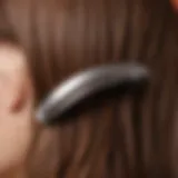 Elegant Goody No Slip Hair Clip showcasing its sleek design.