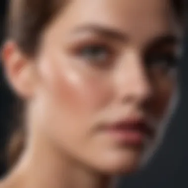 Makeup Application Techniques Demonstration of makeup application technique on mature skin