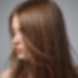 A close-up of damaged hair strands to illustrate fragility.