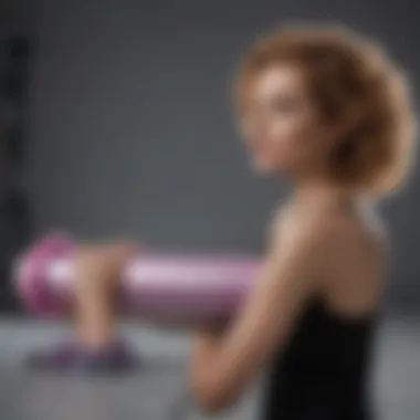 Foam Roller Excellence Innovative foam roller for effortless curls