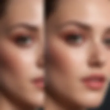 Before and After Using It Cosmetics Redness Corrector Before and after results of using It Cosmetics Redness Corrector