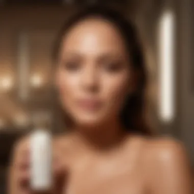 J Lo Glow Lotion in a luxurious setting