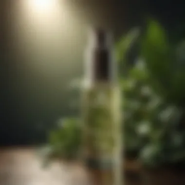 Luxurious botanical extracts in a night serum