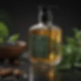 Luxurious botanical ingredients in shampoo