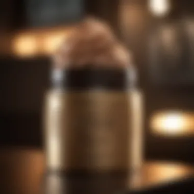 Opulent Container Holding Luxurious Hair Mousse Luxurious Hair Mousse in Opulent Container