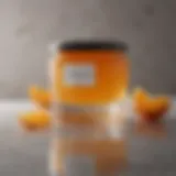 Luxurious Orange Gelee Jar