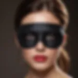 Luxurious silk blindfold