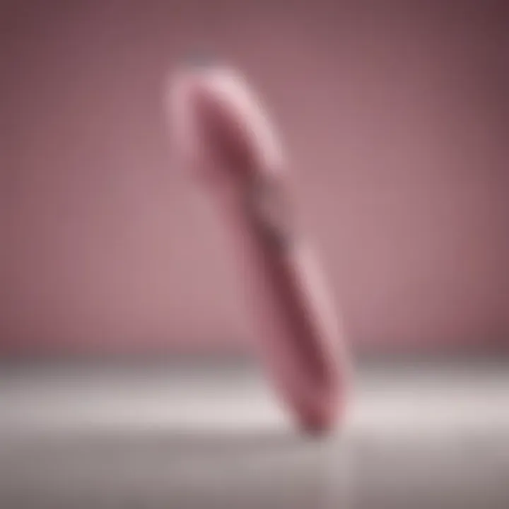 Luxurious pink vibrator for self-care