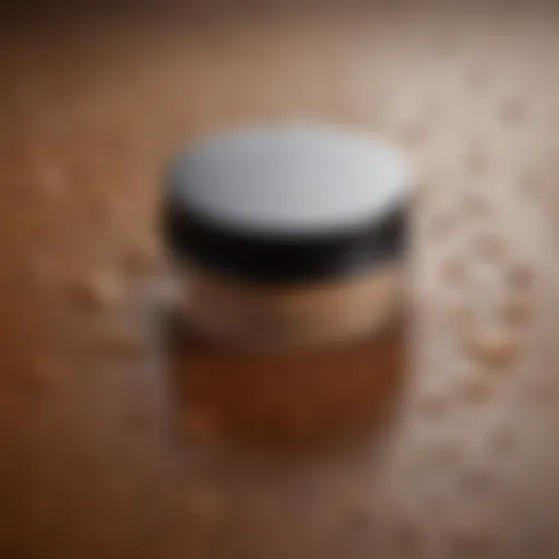 Close-up view of MAC Waterweight Foundation texture