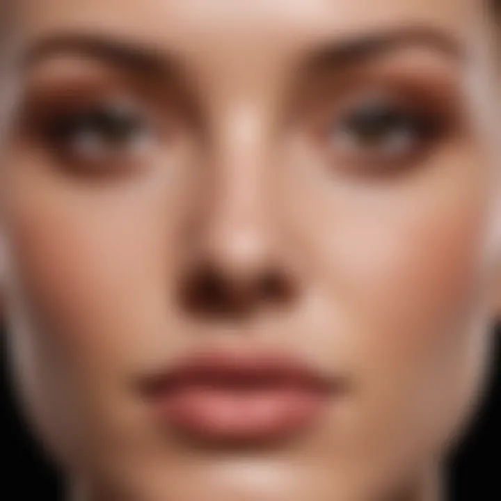 Close-up of Makeup Forever HD Foundation texture