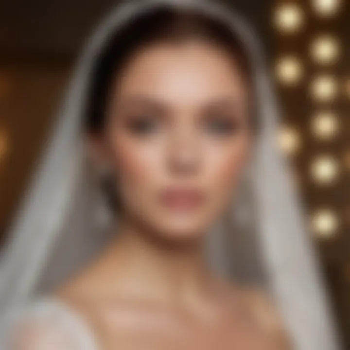 Bridal makeup application showcasing Charlotte Tilbury products