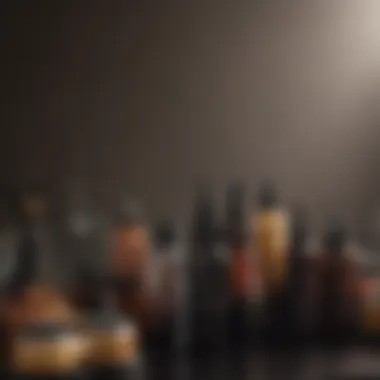 Key Hair Care Products for Waves Glossy hair products lined up for styling