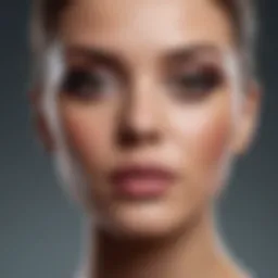 Artistic representation of diverse makeup shades