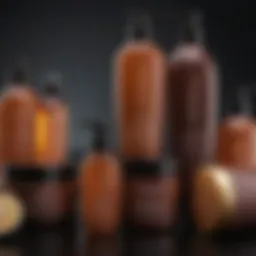 Diverse hair care products tailored for textured hair